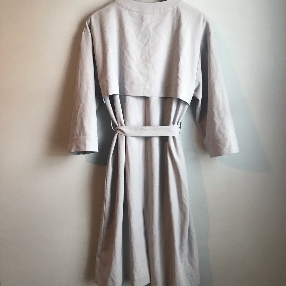 Topshop Light Blue Wrap Trench Jacker